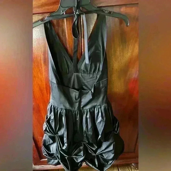 Vintage (circa 2011) Fashion‎ Star for Macys size 6 NWT black halter dress - Picture 2 of 9